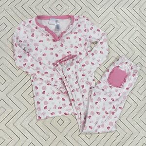 Smockingbird Pink Bunny Pajama Set